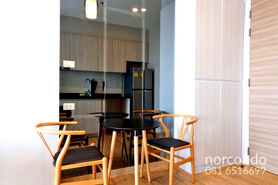 ขายคอนโด : ขาย 1 ห้องนอน เท่า presale ชั้น 15 วิวทะเลเกาะลอย Fully furnished