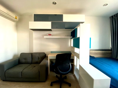 คอนโดให้เช่า : ลดราคา🔥 IDeo Q Chula  ห้องสตู 25 sqm. วิวโล่ง ไม่บล็อค เครื่องใช้ไไฟฟ้าครบ พร้อมอยู่ เดินไปจุฬา แค่ 5 นาที 095-249-7892 