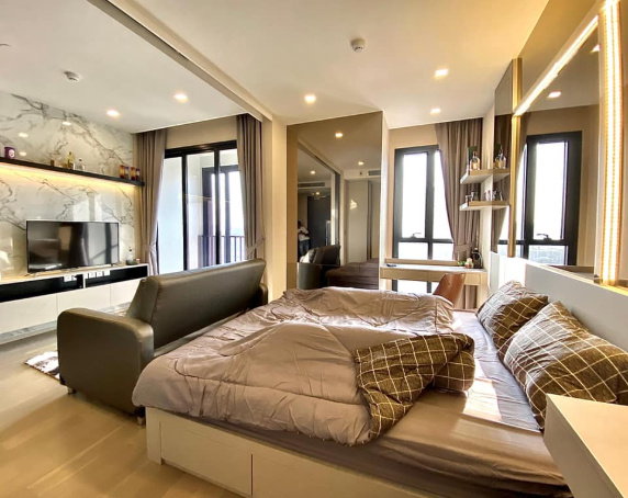 M1203 Condo for rent Ashton Asoke, beautiful room, fully furnished, with washing machine, special price