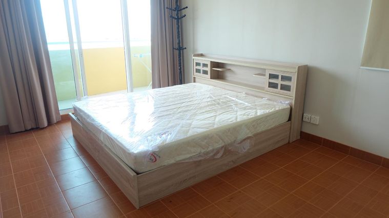 ให้เช่าห้อง 2 นอน 50.4ตรม ชั้น 24 ตึกซี  ราคา13,000/เดือน 