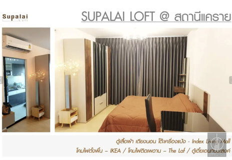 รูปภาพ G 5884 🚨中国客户，请加微信。(在联系方式的旁边) For rent Supalai Loft @ Khaerai Station Line❤️💜@condopremium💜❤️