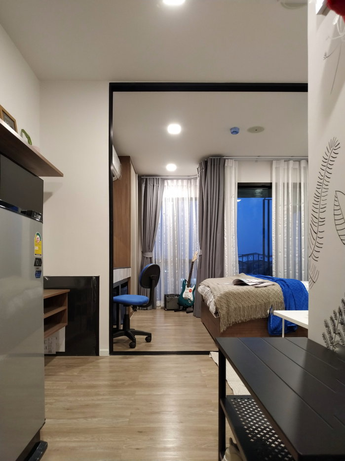 รูป ขาย Kave Town ตึกสระ +ห้องมุม +มีเครื่องซักอบผ้า +ที่นอนยางพารา ติดม.กรุงเทพ  - รูปที่ 7/35