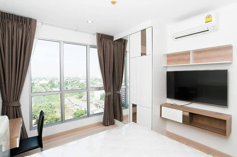  ✨ Condo for rent, The Hotel Service, furniture and electrical appliances, near MRT Bang Kraso, near Big C Rattanathibet and Bang Kraso station ✨