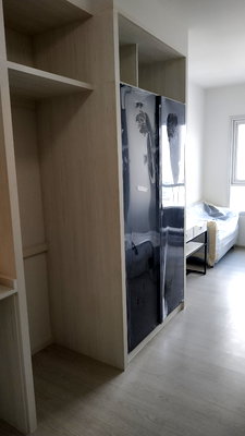 Condos for rent : Room for rent Chapter One Shine Bang Po 8,000 Baht/month Studio room, fully furnished, Nice View, High Floor, Ready to move in