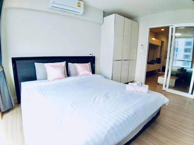 ให้เช่า เอ็ม โซไซตี้ มีเฟอร์นิเจอร์+เครื่องใช้ไฟฟ้าครบ