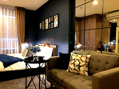 คอนโดให้เช่า : T1009 คอนโดให้เช่า Life Asoke (ไลฟ์ อโศก) ห้องสวย เฟอร์ครบ มีเครื่องซักผ้า ราคาพิเศษ