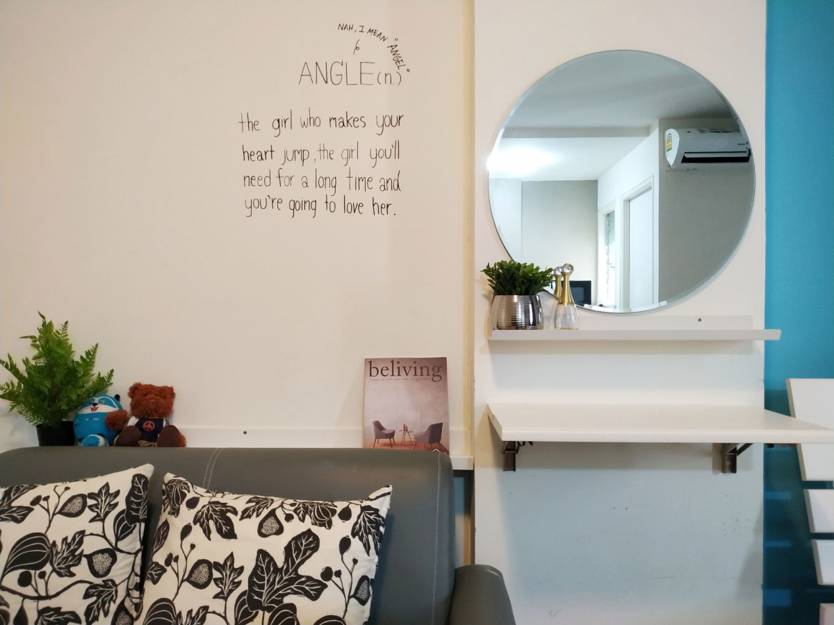 รูป คอนโดให้เช่าลุมพินีทาวน์ชิปรังสิต ห้องแต่งใหม่..ถูกหลักฮวงจุ้ย Digital Door Lock /Smart TV 50" - รูปที่ 4/18