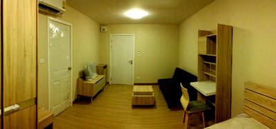 คอนโดให้เช่า : ให้เช่า PLUM CONDO พหลโยธิน 89 ชั้น 5 เฟส 1 อาคาร B ห้องขนาด 28 ตรม เฟอร์นิเจอร์ครบ