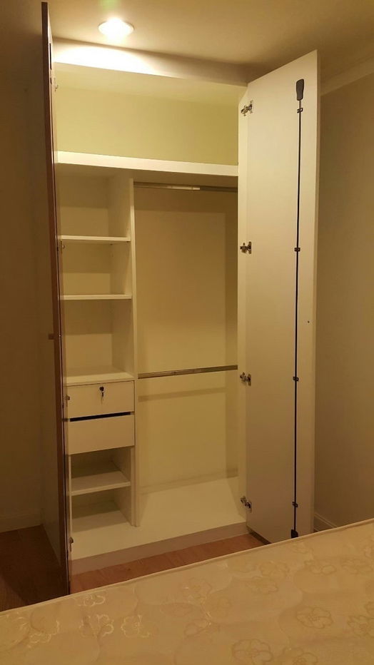 picture For rent LPN Pak Kret 1 bedroom 1 bathroom 28 sqm. Building B, 11th floor, pool view. Two air conditioners  - 4/10