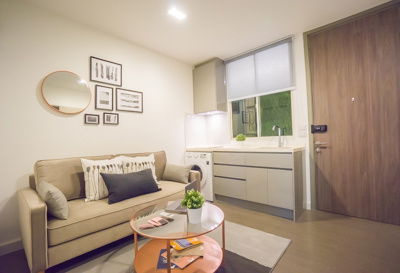 for sale A SPACE I D ASOKE RATCHADA 1 bedroom size 33 sqm MRT Rama9 Fortune Town Central Rama 9