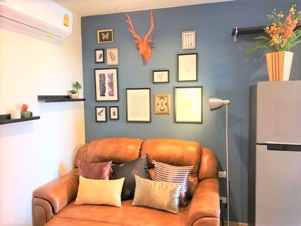 ขายคอนโด 1 ห้องนอน the base garden rama 9 ขนาด 27 ตรม ชั้น 12 airport link ทางด่วน 