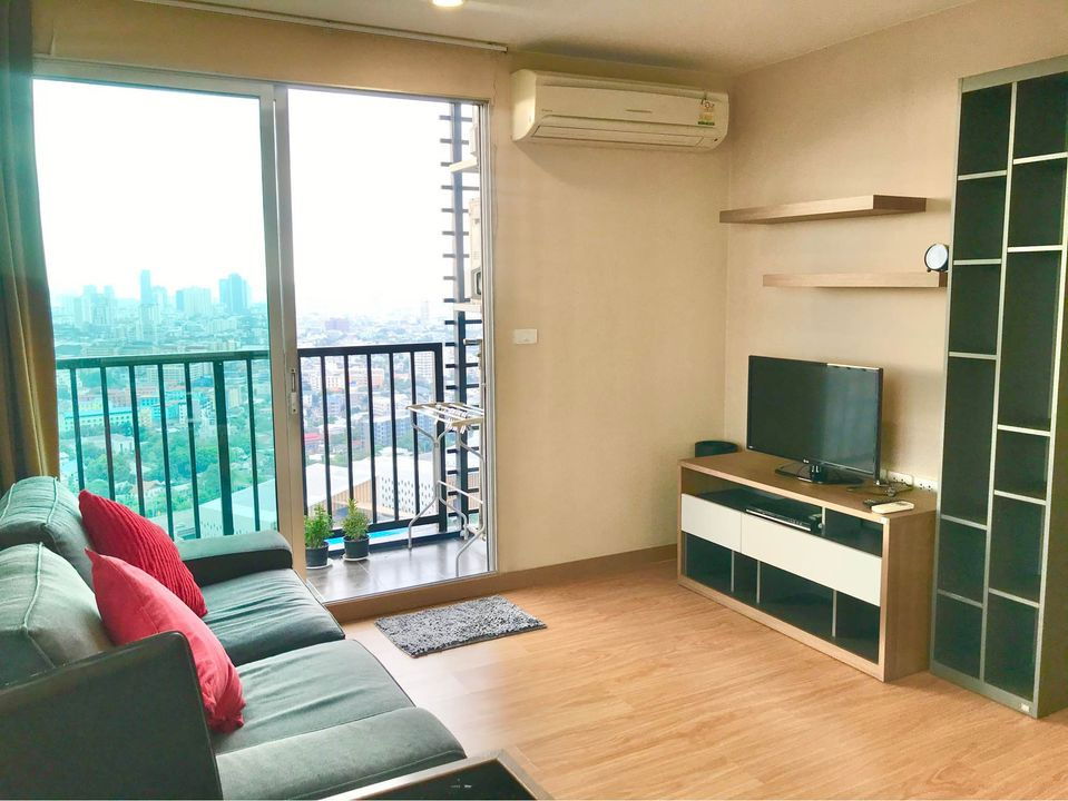 picture Condo for rent, The Base Sukhumvit 77, 500 meters from bts On Nut, 37th floor, Building B, size 36 sqm, 1 bedroom, 1 bathroom - 3/9