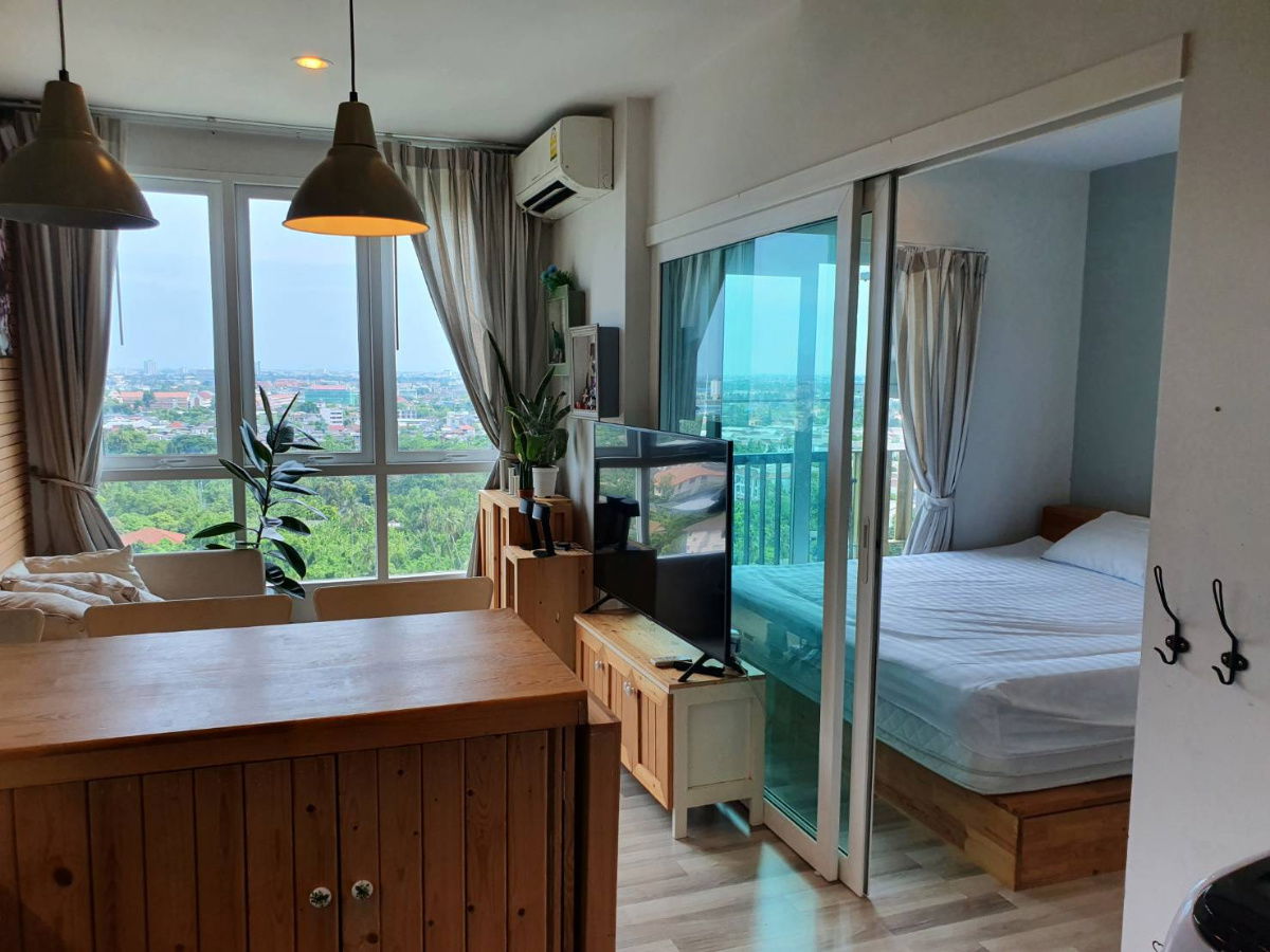picture SN486 For rent The Key Sathorn-Ratchapruek.,  Good view. **Real room . Real wood. Lots of storage **. This room is not exposed to sunlight*  - 10/35