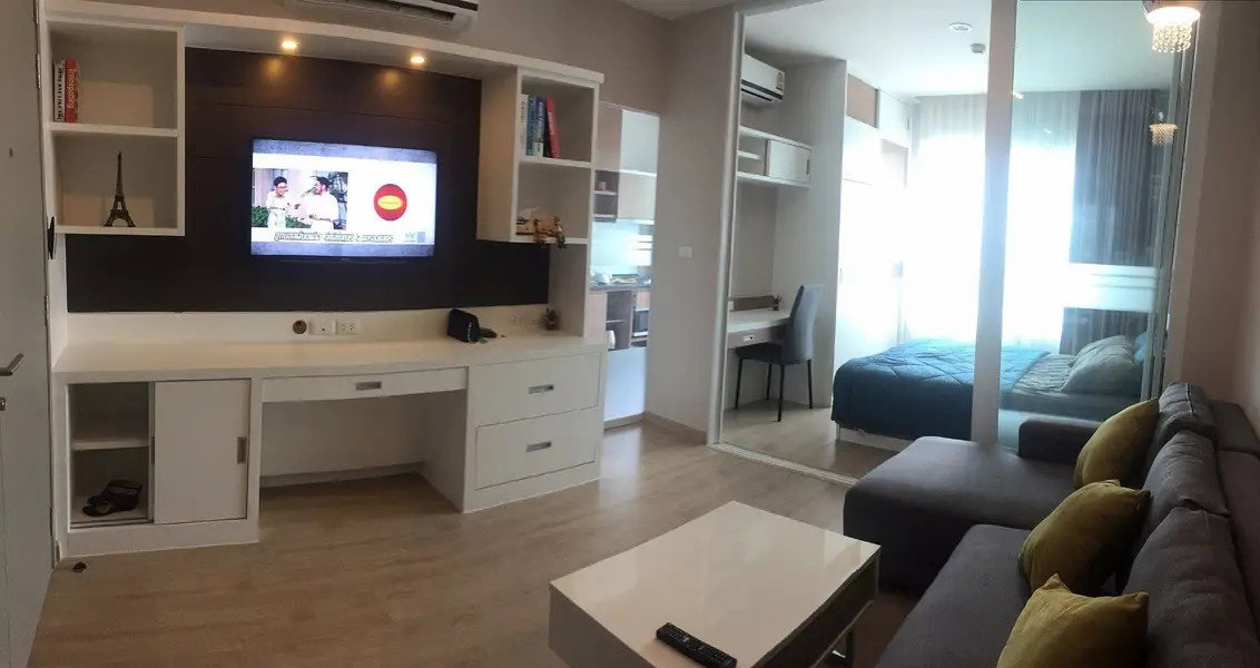 รูป SN488 ****ให้เช่า Tempo Condo อยู่ติดสถานี BTS วุฒากาศชั้น 25 ระเบียงหันหน้า BTS วุฒากาศ**ราคาดีมากๆ** - รูปที่ 1/10