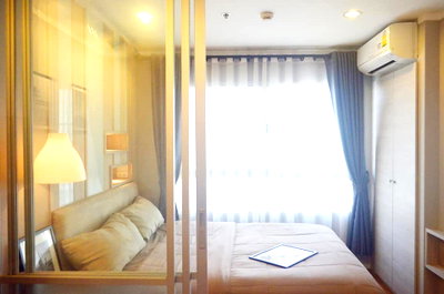 Condos for sale : Condo for sale at Lumpini Park Rama 9, Ratchada, 1 bedroom, corner room, 10th floor 23.5 sqm, Built in appliances and furniture. Ready to move in.