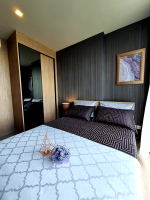 Condos for rent : T1048 Condo for rent THE LINE Wongsawang, beautiful room, fully furnished, has a washing machine, special price