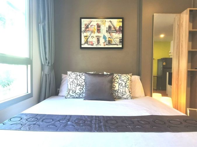 1-bed condo for rent, 23 sqm, Lumpini Ville Ratburana - Riverview 2