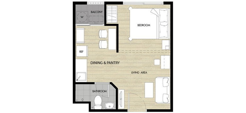 picture Plum Condo Samakki Road 6000 per month - 7/11