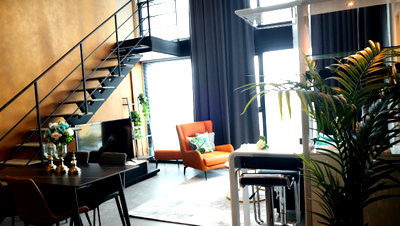 Condos for rent : 2BR 1BA  at  The Lofts Silom, Fully Furnished, Ready to move in