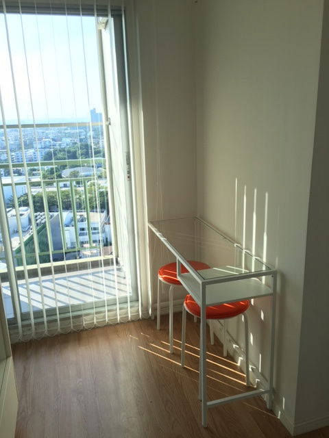 picture (Owner) Condo for rent, near BTS Bearing, LUMPINI VILLE, Lasalle-Bearing, 23 sqm. 1 bed, 1 bath, city view, 19th fl., 0886962879 - 5/7
