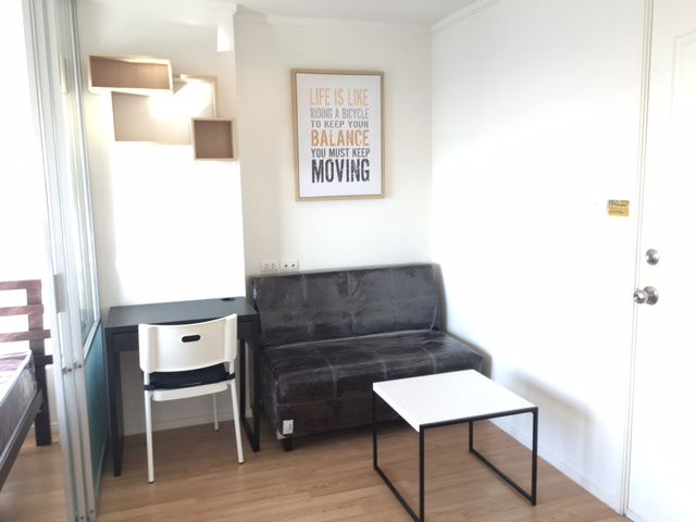 picture (Owner) Condo for rent, near BTS Bearing, LUMPINI VILLE, Lasalle-Bearing, 23 sqm. 1 bed, 1 bath, city view, 19th fl., 0886962879 - 1/7