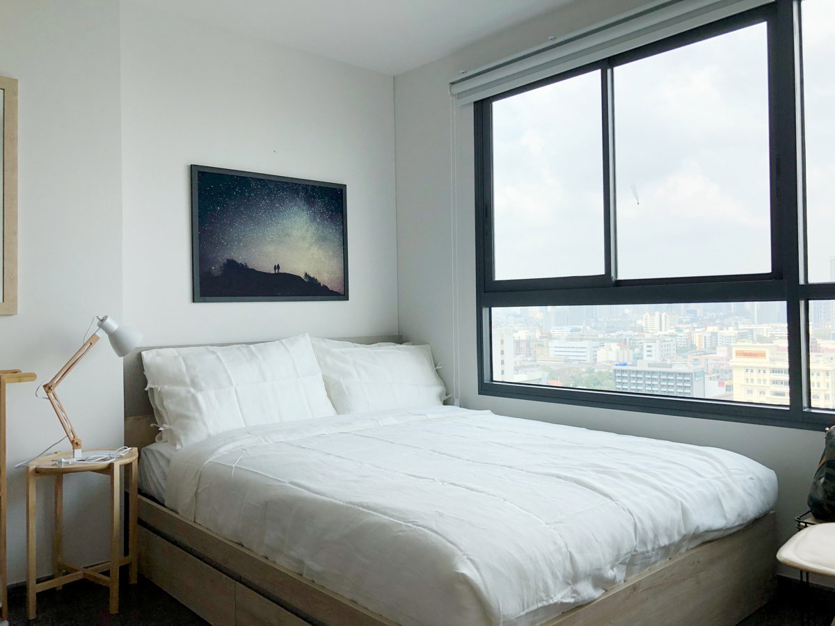 T1099 คอนโดให้เช่า Ideo Sukhumvit 93 (ไอดีโอ สุขุมวิท 93) ห้องสวย เฟอร์ครบ ราคาพิเศษ