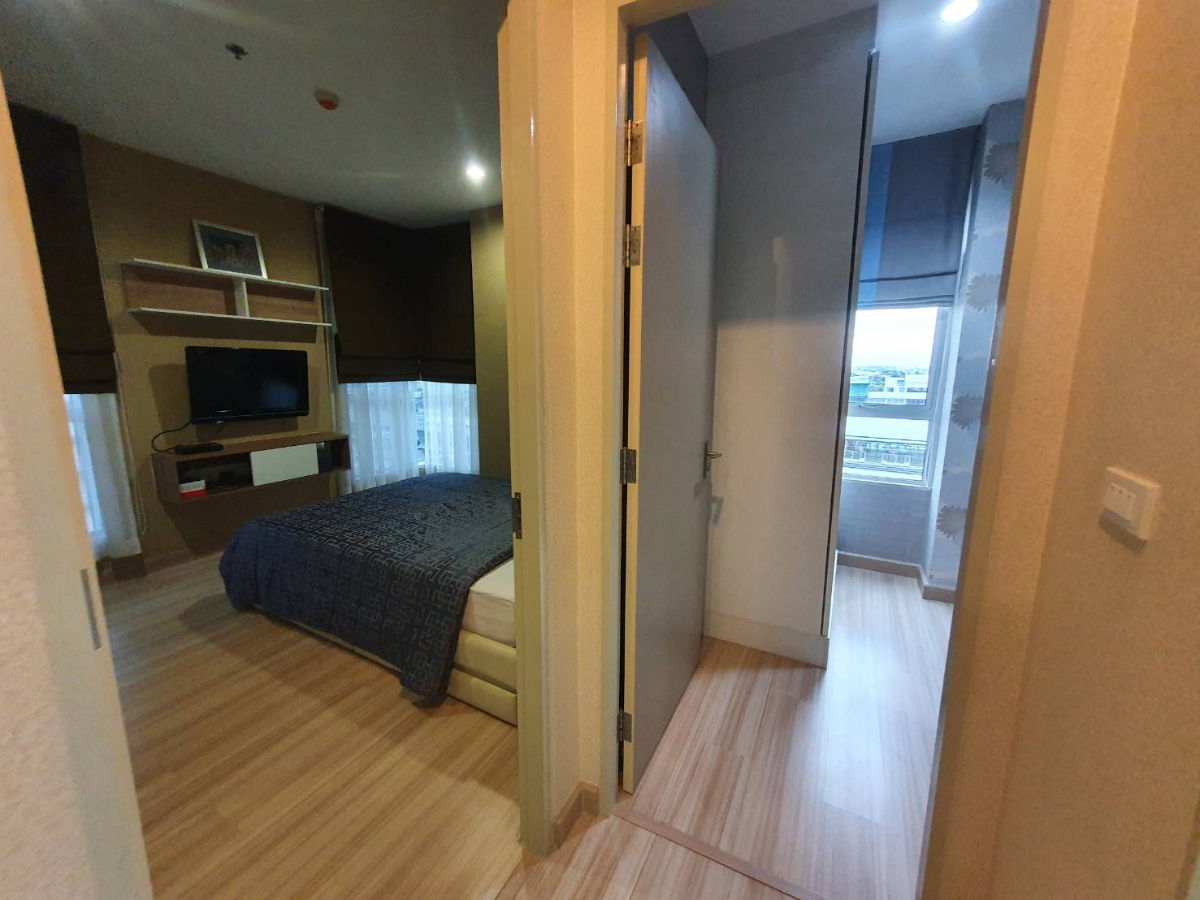 รูป **สถานะตามภาพปก ห้องหายาก ห้องมุม 2 ห้องนอน** ให้เช่า คอนโด The Hotel Service Condominium ห้องหรู ติดMRTบางกระสอ - รูปที่ 7/25
