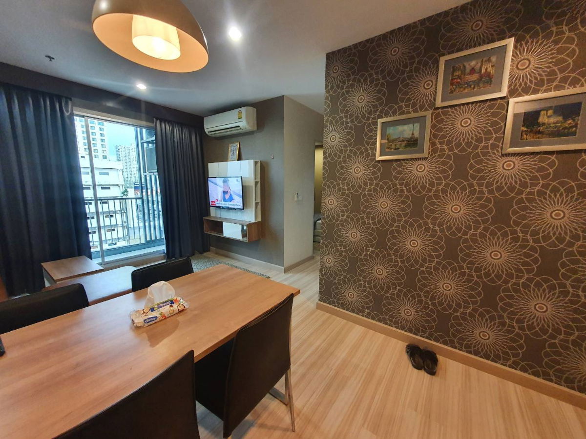 รูป **สถานะตามภาพปก ห้องหายาก ห้องมุม 2 ห้องนอน** ให้เช่า คอนโด The Hotel Service Condominium ห้องหรู ติดMRTบางกระสอ - รูปที่ 5/25