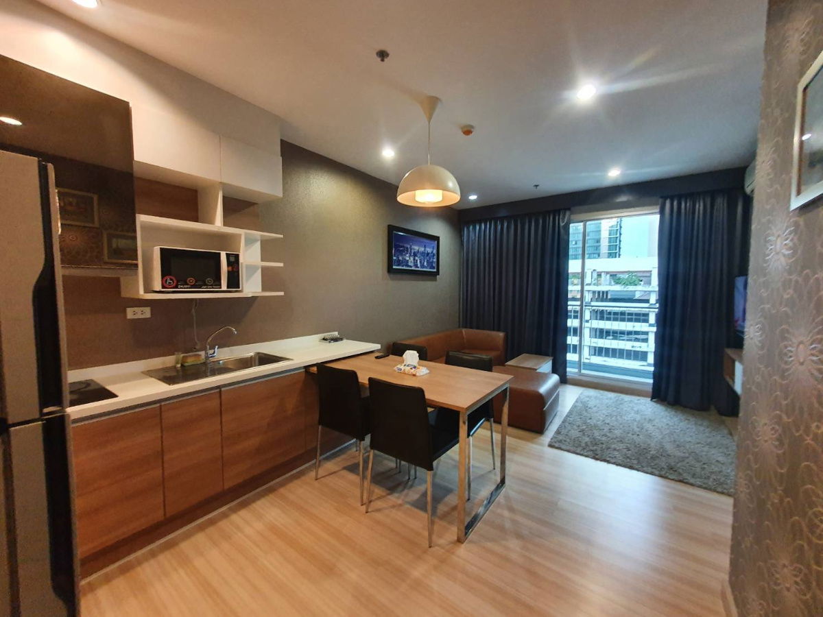 รูป **สถานะตามภาพปก ห้องหายาก ห้องมุม 2 ห้องนอน** ให้เช่า คอนโด The Hotel Service Condominium ห้องหรู ติดMRTบางกระสอ - รูปที่ 4/25