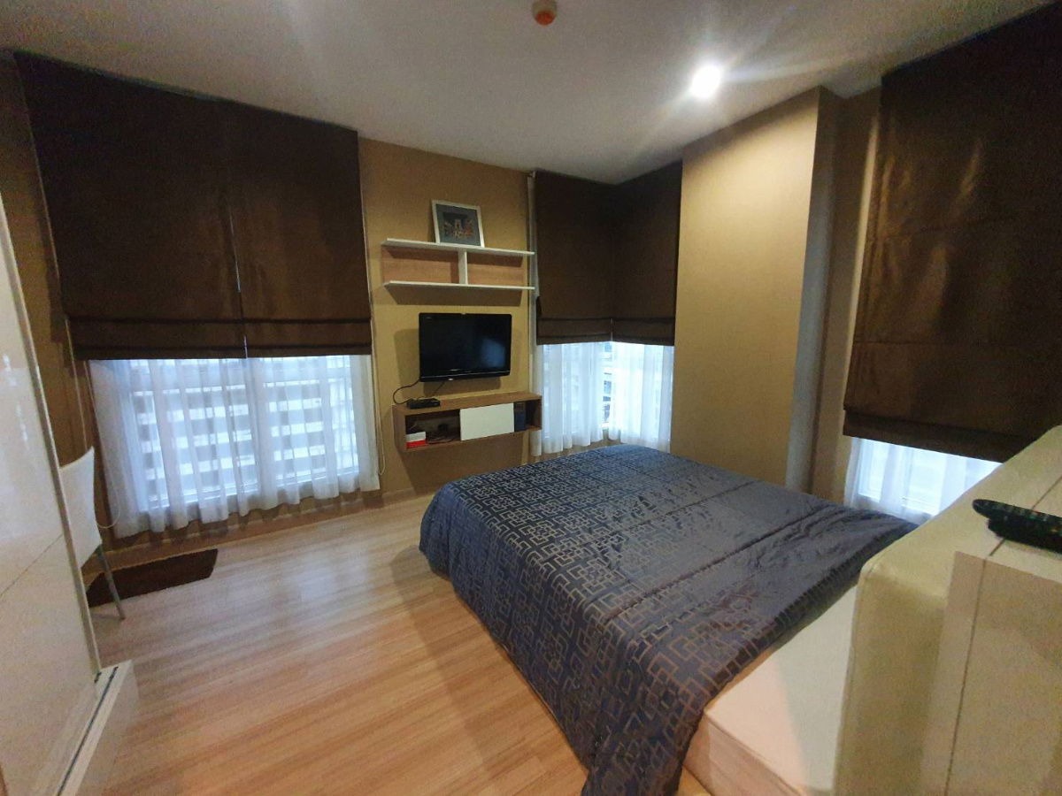 รูป **สถานะตามภาพปก ห้องหายาก ห้องมุม 2 ห้องนอน** ให้เช่า คอนโด The Hotel Service Condominium ห้องหรู ติดMRTบางกระสอ - รูปที่ 8/25
