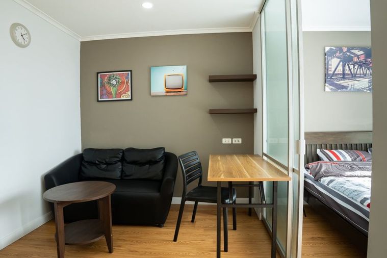 1-bed condo for rent, 27 sqm, Lumpini Ville Ratburana - Riverview