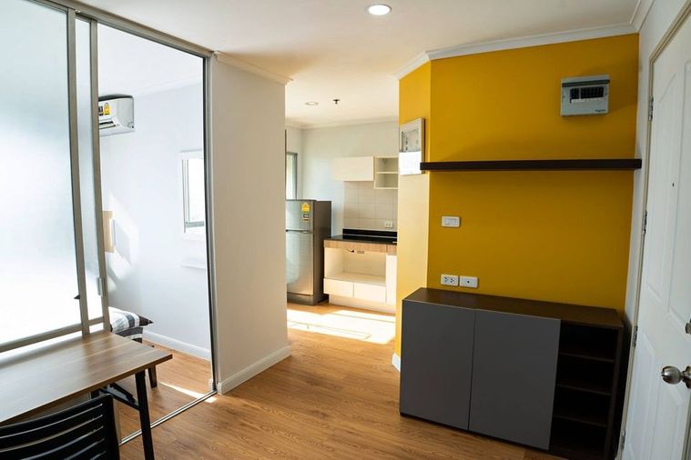 1-bed condo for rent, 27 sqm, Lumpini Ville Ratburana - Riverview