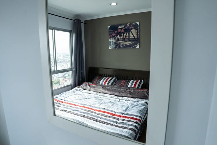 1-bed condo for rent, 27 sqm, Lumpini Ville Ratburana - Riverview