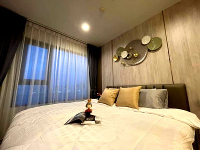 Condos for rent Nana Nuea Pier : T1142 Condo for rent Life One Wireless, beautiful room, fully furnished, has a washing machine, special price