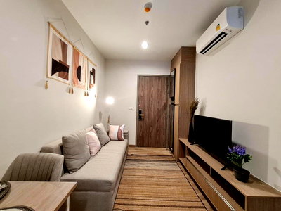 Condos for rent BTS Bearing : T1149 Condo for rent NICHE MONO Sukhumvit - Bearing, beautiful room, fully furnished, has a washing machine, special price