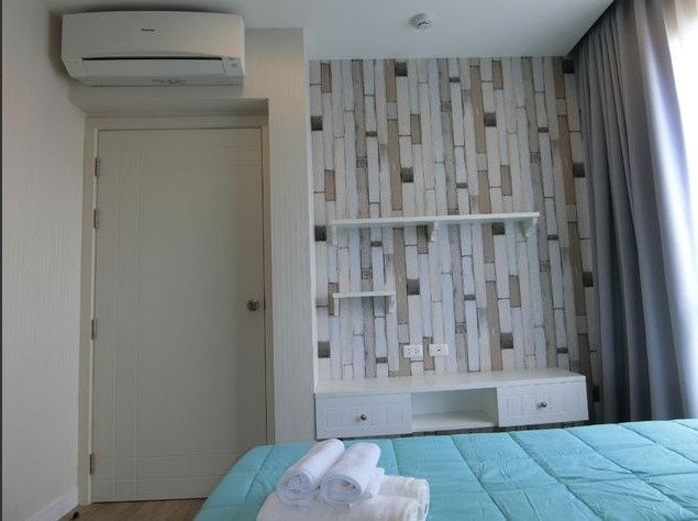 รูป (ห้องใหญ่ ห้องใหม่ )คอนโดเดอะบลูเอ็ก 44 ตารางเมตร บางแสน 099-4265469 - รูปที่ 3/9