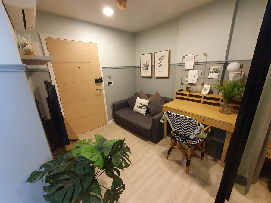 รูป [ให้เช่า] Kave Condo ม.กรุงเทพ 1ห้องนอน ชั้น4 ห้องใหม่ แต่งสวย - รูปที่ 3/10