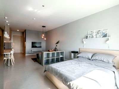 Condos for rent Bangkok : 🥳[Rent-RAR1807293] Baan Nonsi condominium. Fl.14th Studio *Near BTS St.Loiuse💚Line id: @thefirstagent