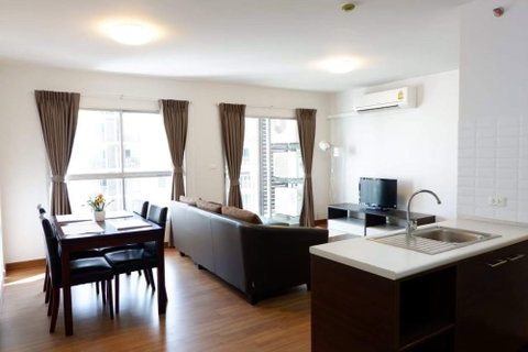 รูปภาพ Condo for rent, S&S Sukhumvit 101/1, 68 sqm., 2 bedrooms, near BTS Punnawithi, beautiful room, fully furnished, ready to move in. Line ID: @ppagent