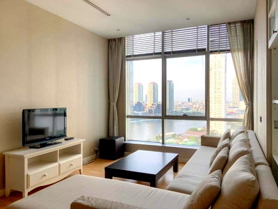 คอนโดให้เช่า : ให้เช่าคอนโด Baan Sathorn Chaopraya บ้านสาทร เจ้าพระยา 75ตรม. ห้องสวย เฟอร์ครบพร้อมอยู่ ใกล้ ICONSIAM Line ID: @ppagent