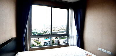 Condos for rent : Condo for rent at BTS On Nut - The Base Sukhumvit 77, high floor & Panorama view