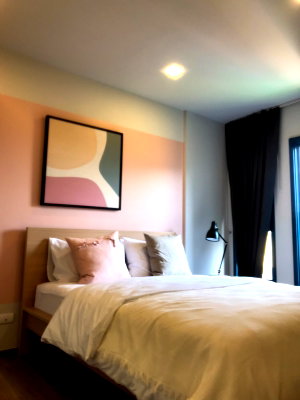 คอนโดให้เช่า : ให้เช่าคอนโด THE BASE Sukhumvit 50 (เดอะ เบส สุขุมวิท 50) ห้องสวย เฟอร์ครบพร้อมอยู่ ใกล้BTSอ่อนนุช Line ID: @ppagent
