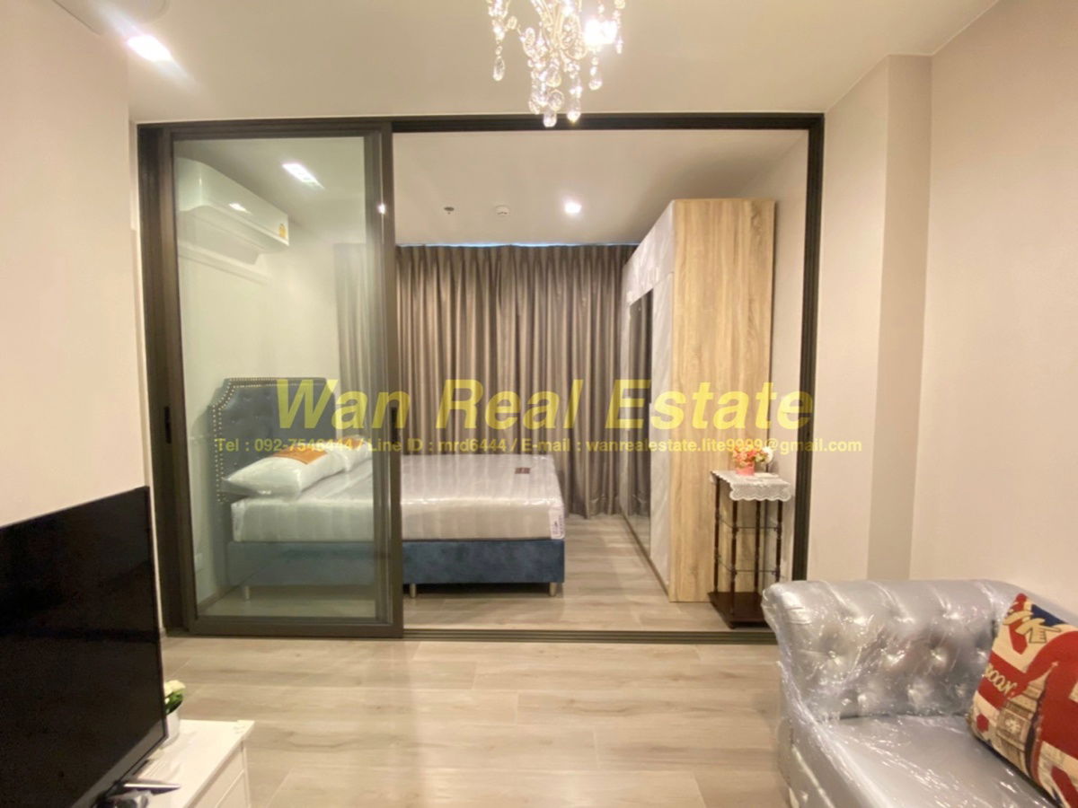 รูป ให้เช่าคอนโด poltan aqua ชั้น 19 ขนาด 25 ตร.ม. เฟอร์ครบพร้อมอยู่ โครงการใหม่ริมแม่น้ำ - รูปที่ 4/8