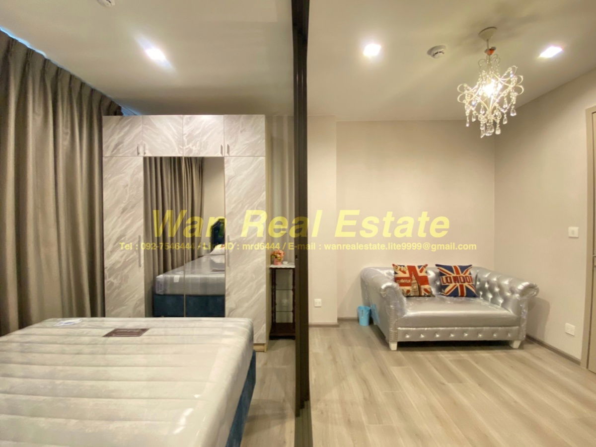 รูป ให้เช่าคอนโด poltan aqua ชั้น 19 ขนาด 25 ตร.ม. เฟอร์ครบพร้อมอยู่ โครงการใหม่ริมแม่น้ำ - รูปที่ 6/8