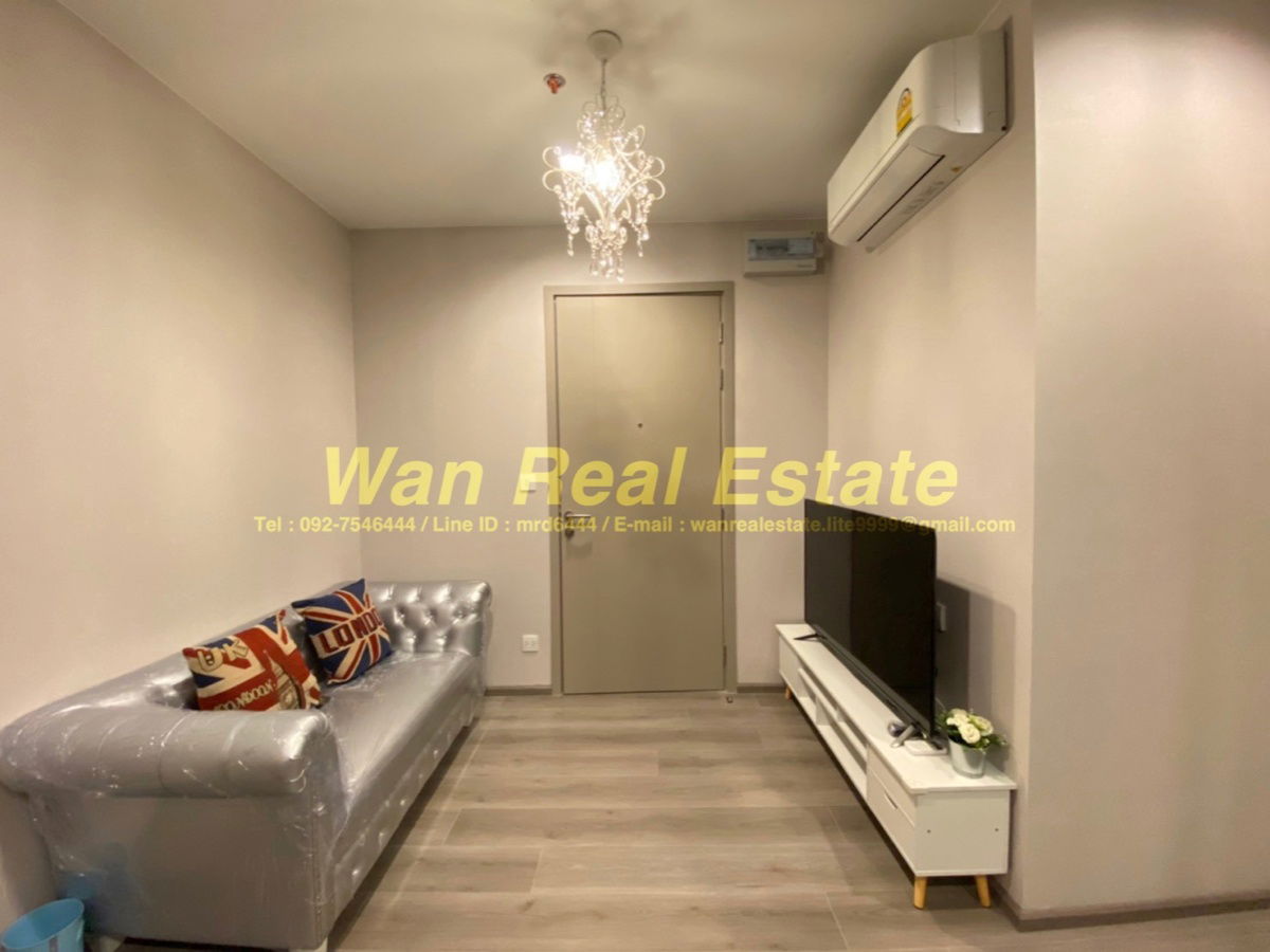 รูป ให้เช่าคอนโด poltan aqua ชั้น 19 ขนาด 25 ตร.ม. เฟอร์ครบพร้อมอยู่ โครงการใหม่ริมแม่น้ำ - รูปที่ 5/8