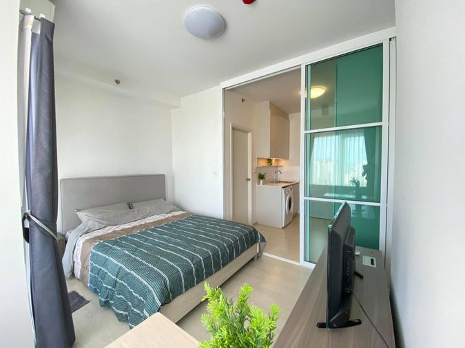 ให้เช่า แชปเตอร์ วัน อีโค รัชดา-ห้วยขวาง มีเฟอร์นิเจอร์+เครื่องใช้ไฟฟ้าครบ