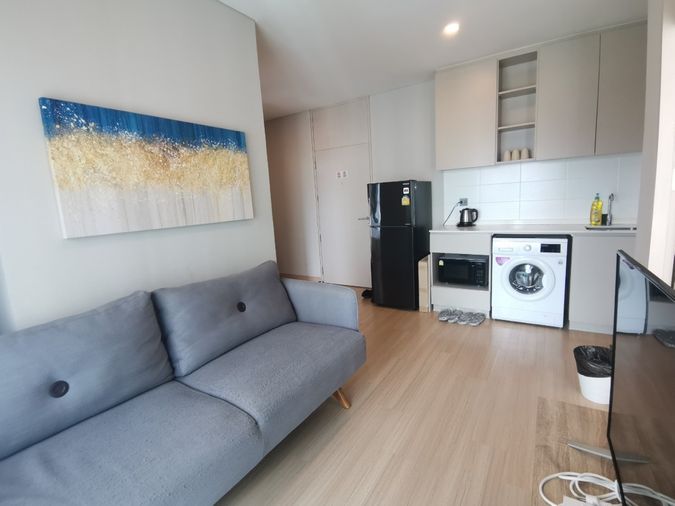 2-bed condo for rent, 42 sqm, Lumpini Suite Phetchaburi - Makkasan