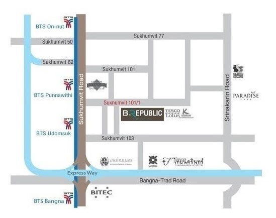 picture Condo for rent B Republic SuKhumvit 101-1 Near BTS Udomsuk fully furnish ready for move in - 12/12