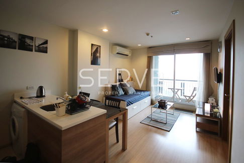 Nice Room & Good View 1 Bed High Fl. Close to MRT Huai Khwang / Condo For Rent-Rhythm Ratchada Huai Khwang