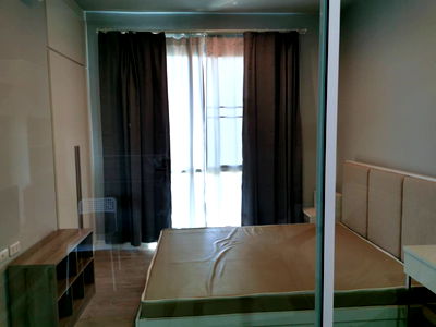 Condos for rent Mahidol University Salaya : T1225 Condo for rent Zelle Salaya, corner room, beautiful room, fully furnished, special price